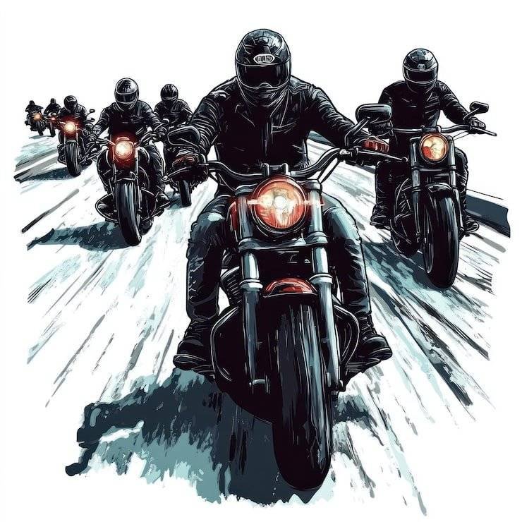 drawing-motorcycle-with-word-one-it_944525-49228